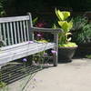 A pleasant place to sit-Island Garden at Powell Gardens