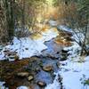 Oil Creek Tributary alongside Horsethief Park Trail