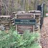 Welcome sign to Turkey Creek Nature Preserve - you have arrived!