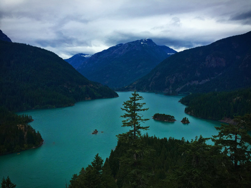 Diablo Lake from the Overlook
