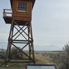 Popular gulag style guard tower (never manned)