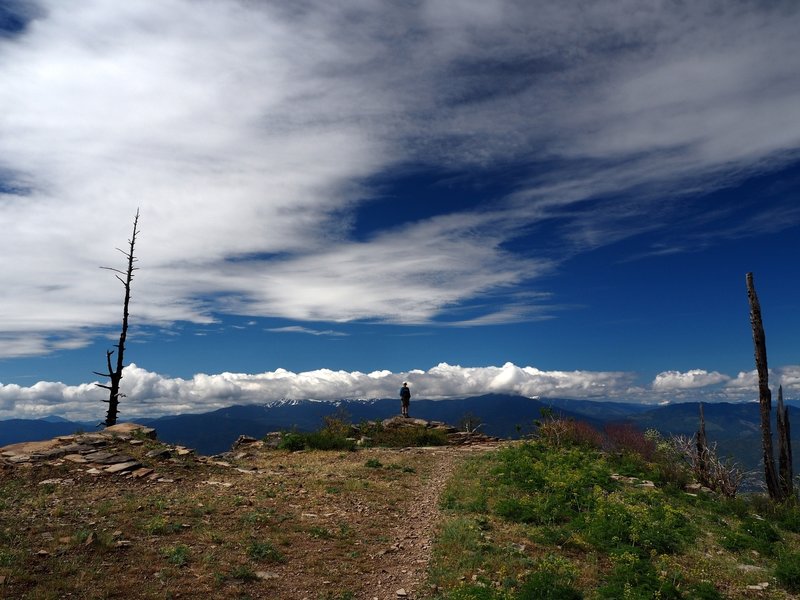 View from the high point on the southwestern ridge