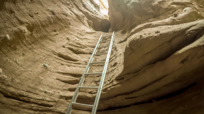 Large Ladder in Ladder Canyon