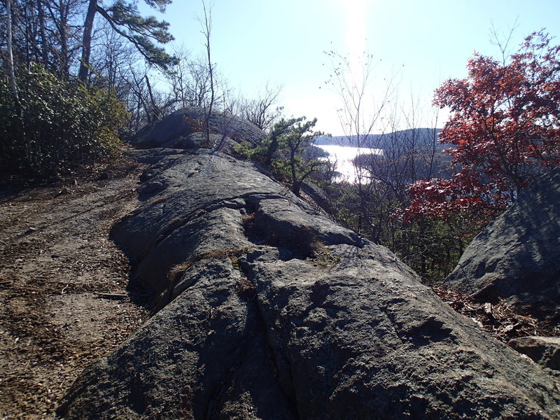 Area on Split Rock Trail known as Indian Cliffs