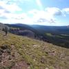 Hiking around Leidy Peak