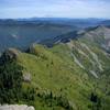 The Bluff Mountain Trail follows this ridge