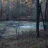 The rapids from one of the benches on the Blue Trail.