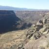 Overlooking the gorge from the West Rim Trail.