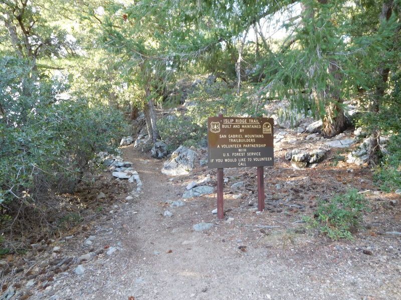 Start of Islip Ridge Trail