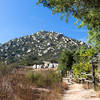 Mount Woodson from the Fry Koegel Trail as you move along the residential area on the right