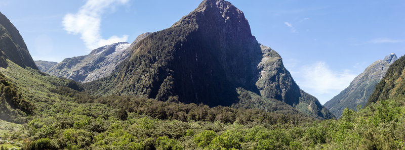 View from the base of Sutherland Falls