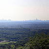View east of NYC skyline