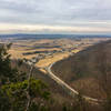 The view at the end of the Flag Lookout over Dark Hollow Trail!