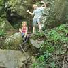 Kid friendly trail. Here they are enjoying themselves.