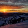 Sunset across the inlet from Baldy-Blacktail ridge