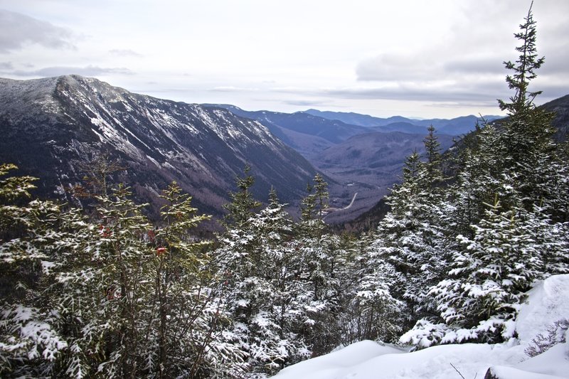View from Mount Avalon of Crawford Notch