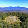 Summit view of Mount Hale via Drone