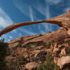 Landscape Arch looking impossibly thin