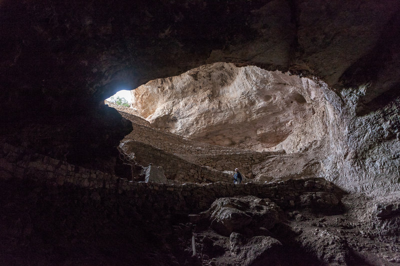 Natural Entrance to Carlsbad Caverns.