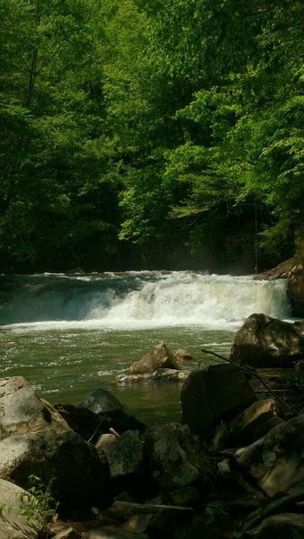 Glade Creek swimming hole