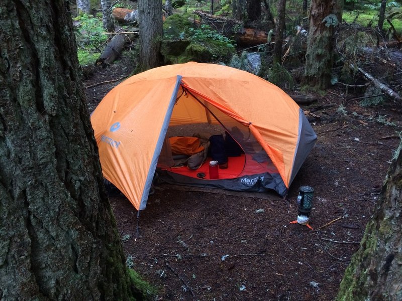 camping on the pct