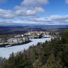 Mohonk Mountain House on the descent