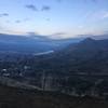 Looking over Wenatchee and the Columbia River on the climb up Saddlerock