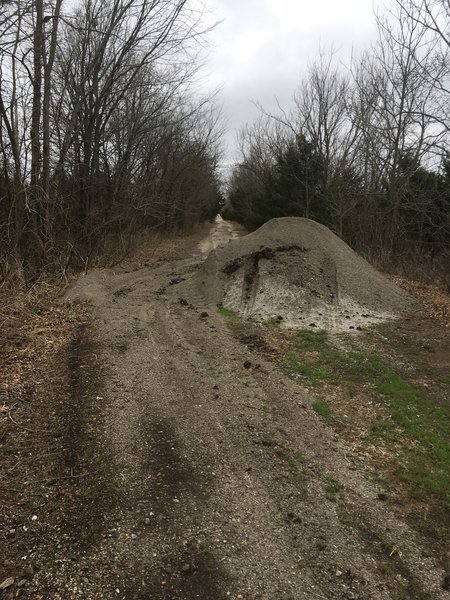 Evidence that the trail is still under construction