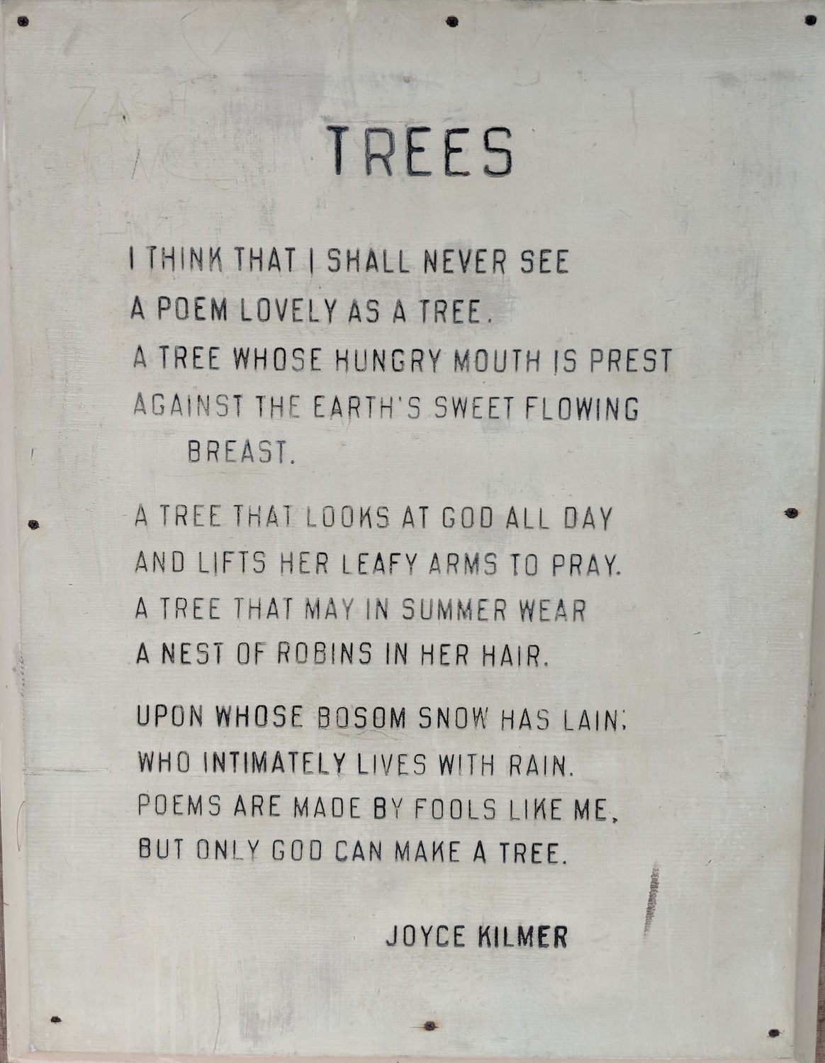 Joyce Kilmer Poem Called Trees | My XXX Hot Girl