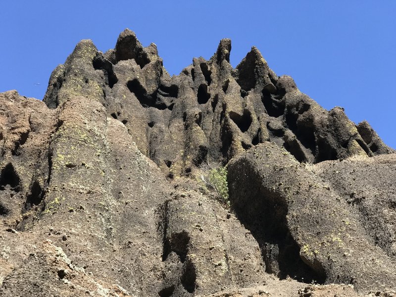 Volcanic cinder formations at Red Mountain