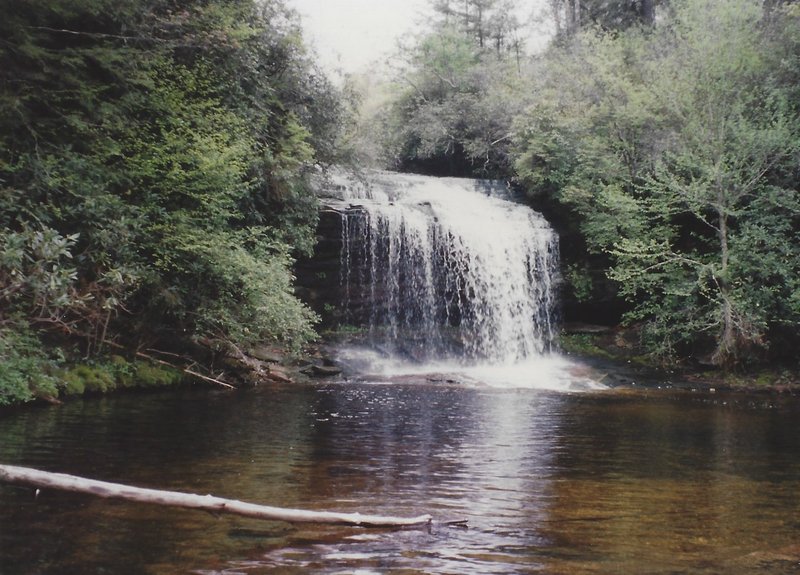 View of the Falls in the summer