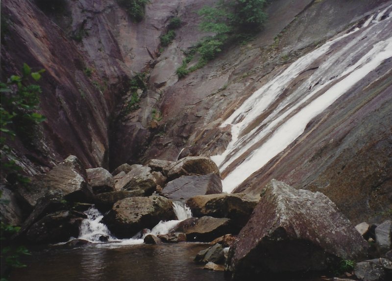 Lower section of falls
