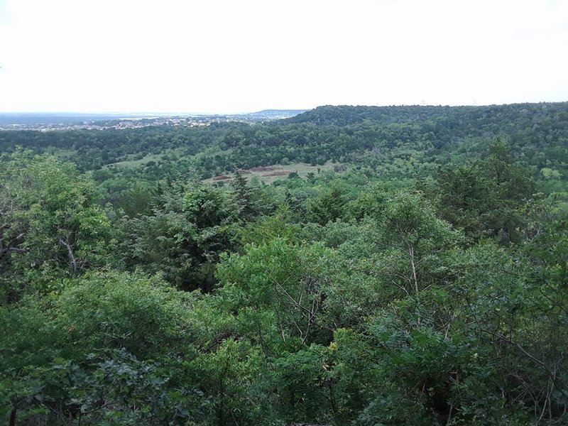Looking north from the overlook.