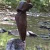 Some stone balancing toward the end of the trail- Woman with an Attitude