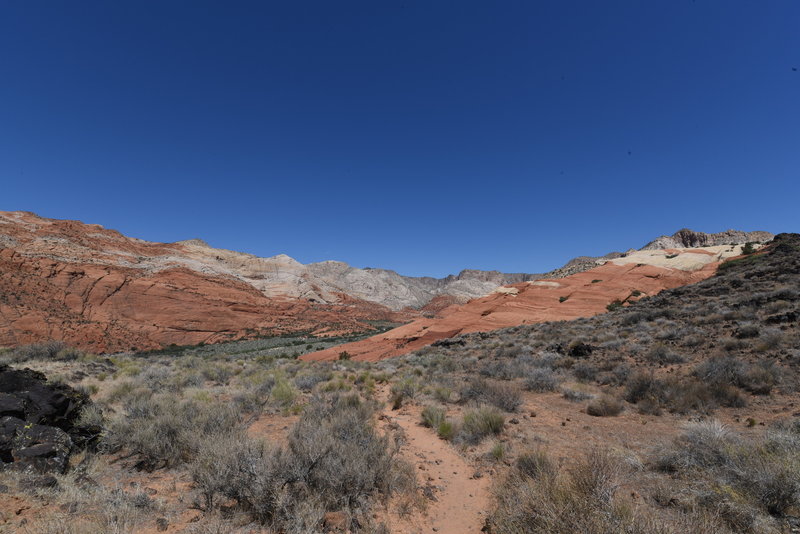 Whiterocks Hiking Trail, Ivins, Utah