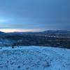 Early morning view of the Salt Lake Valley from Mount Wire