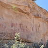 Pictographs from the trail