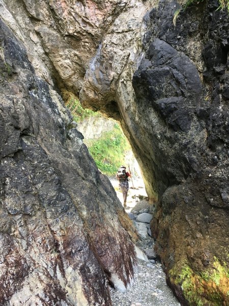 Hiking through an arch is one of the coolest things ever!