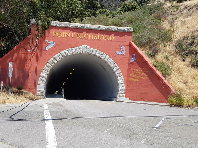 Tunnel next to the Keller Beach