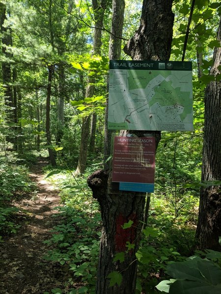 Rocky Woods Trail Map Rock Woods Trail Map Showing The Trail Easement Connecting Rock Woods With  Powissett Farm. Note, Photo