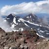 North and Middle Sisters from South Sister Summit