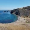 Scorpion Anchorage with Anacapa Island and Scorpion Rock