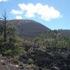 View of sunset crater Volcano