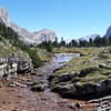 creek near Malga fanes