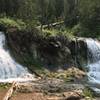 Paulina Creek double waterfall