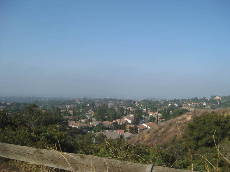 View of Porter Ranch and the western San Fernando Valley
