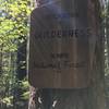 A welcome sign for the Buckhorn Wilderness.
