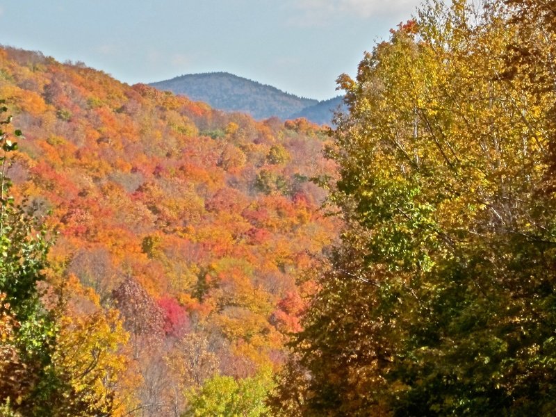 Southwest Hunter Mountain, a Catskills high peak, from Spruceton Valley.