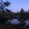 Moonrise at Beauty Lake