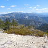 View looking east at Mt. Baldy from Twin Peaks Saddle heliport.